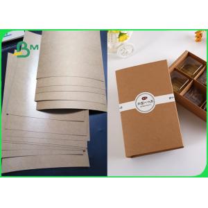 Fast Food Wrapping 270 GSM Kraft Paper PE Coated Brown Paper Rolls