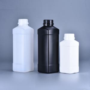 High Durability Square HDPE Bottle With Tamper Proof Caps Chemical Resistant