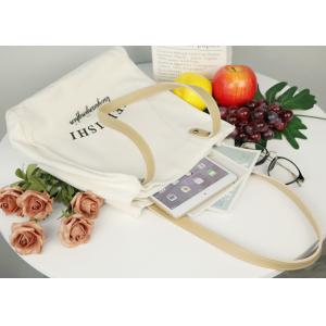 Canvas Letter Recyclable Tote Bag Large Capacity