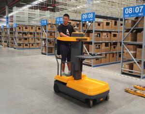 China Electric Operated Type Order Picker Forklift Using In Narrow Aisle Space on sale
