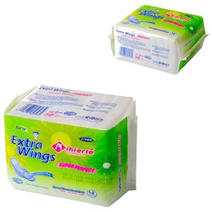 China Hygiene Night Use Sanitary Napkin Ultra Thin 285mm Cotton Winged Sanitary Towels on sale