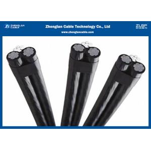 China 0.6 / 1KV 2*25sqmm 35sqmm 50sqmm Overhead Insulated Cable Aluminum Conductor Material on sale