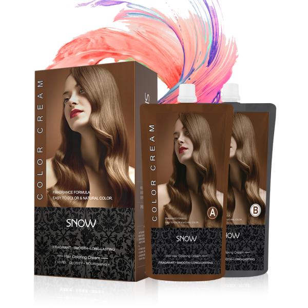 No Ammonia Peroxide 900ml Permanent Hair Color Cream