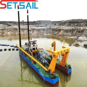 Cutter Head Power 108kw Diesel Engine 12 Inch Cutter Suction Dredger with