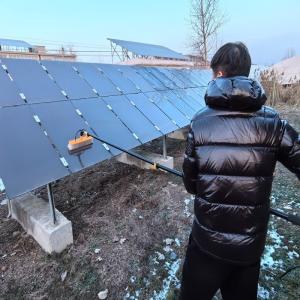 55 Cm Widened Head Manual Water Spray Brush for Power Industry Solar Panel