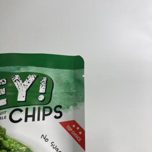 Custom Printed Stand Up Zipper Bags with Aluminum Foil for Fruit Chips Matt