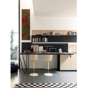Customized Modern Storage Furniture High Gloss Lacquer Kitchen Cabinet With