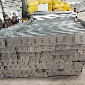 windproof iron fence with column 100*100*1.5mm for Traffic construction