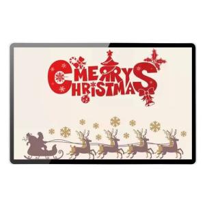 65 Inch 4k Wall Mounted Digital Signage Ultra Thin With High Brightness