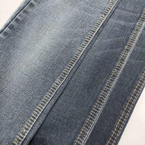 181cm Cotton Denim Fabric Rope Dye Deep Indigo Left Hand Twill Crosshatch Color