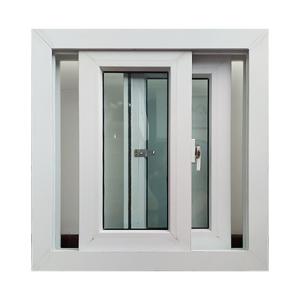 Double Pane Sliding Glass PVC Windows UPVC Vinyl Sliding Window