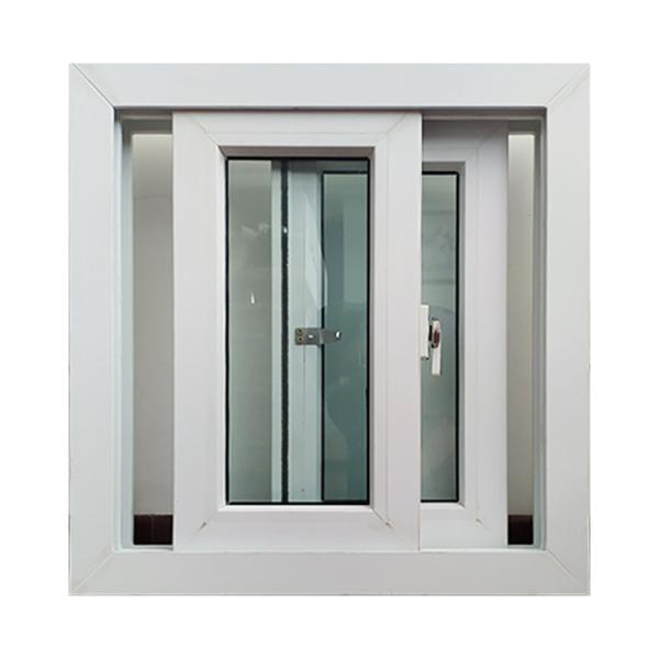 Quality Double Pane Sliding Glass PVC Windows UPVC Vinyl Sliding Window wholesale