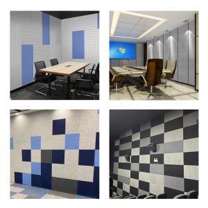 Integrating Sound Absorption Decoration and Safety Laser Printing Acoustic Panel