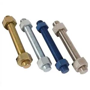 Hexagon Head Threaded Studs Bolts For Heavy Machinery Applications