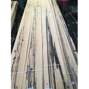 Royal White Ebony Natural Wood Veneer with Unique Creamy White Yellow Background