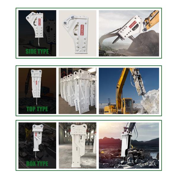 Hydraulic Skid Steer Rock Hammer Breaker For 4-7 Ton of Excavator Building Demolition