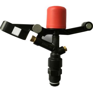 China 3/4 Inch Plastic Full Circle Irrigation Impact Water Sprinkler With Brass Nozzle on sale
