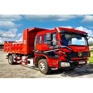 180hp Light Dump Truck SHACMAN L3000 4X2 Euroll White Dump Truck