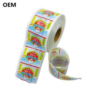 White Colour Flexography Printed Plastic Sausage Casings For Sausages