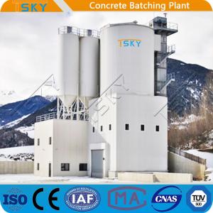 Cheap AC 380V 50HZ 240m3/h HLS240 Tower Batching Plant for sale