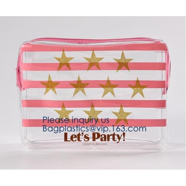 High Performance Toiletry Bag,Vinyl Plastic Toiletry for Travel Accessories Organizer Makeup bag,Wine sling Recycled Cos