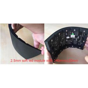 P2.5mm Flexible Led Video Screen / Soft Led Module With 240mmx120mm Panel Size