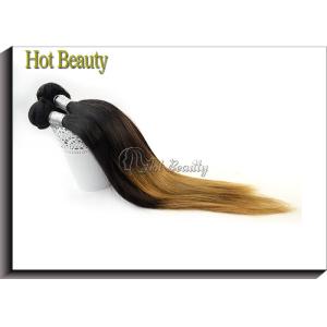 Peruvain Silk Straight Colored Human Hair Extensions No Shedding SGS BV