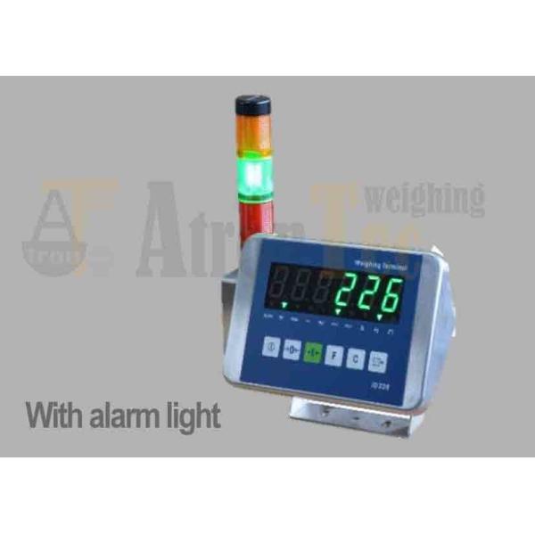 Wall Type Platform Scale Indicator , Green Display Weight Indicator With Alarm