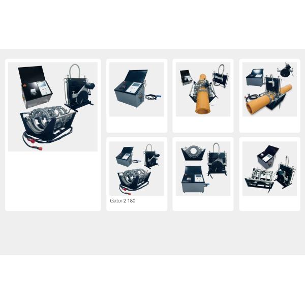 HDPE PP Pipe Butt Fusion Welder Automatic 5.0 kVA 63mm - 180mm Welding Diameter