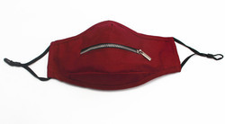 S&J OEM Wholesale Cotton Zipper Maskes Face Mouth Covering Reusable Personalized