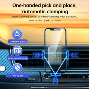 Powerful And Versatile Magsafe Car Mount Charger RGB Light Display