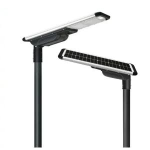 China deep cycle Ra80 High Power Solar Street Light 60watt Integrated All In One Led Solar Road Light on sale