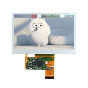 China 4.3 Inch HMI IPS LCD Module COF Thin 800x480 Lcd Display Without Touch Playing Animation on sale