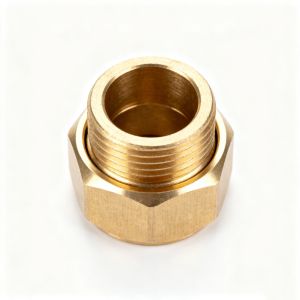 Pressure Gauge Copper Joint Precision CNC Machining China Custom Copper Alloy