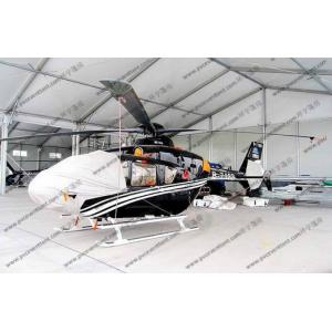 China White Waterproof Aircraft Hangar Tent For Helicopter Parking Or As Hanger Shelter on sale