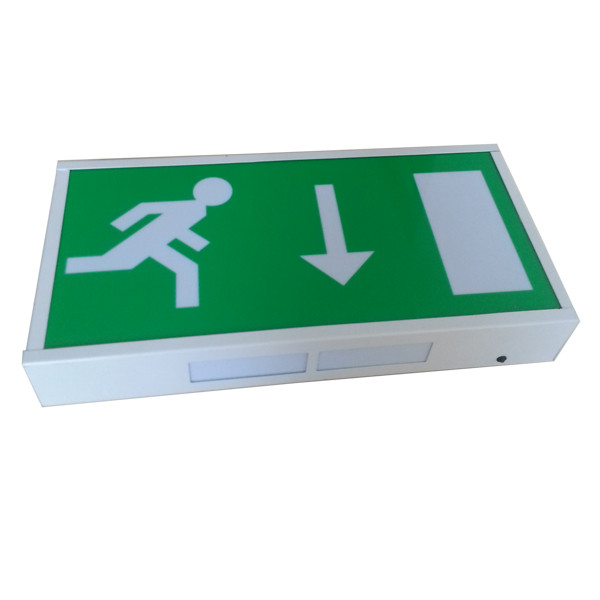 Quality Running Man Rechargeable LED Exit Signs Wall Surface Mounted , CE Certification wholesale