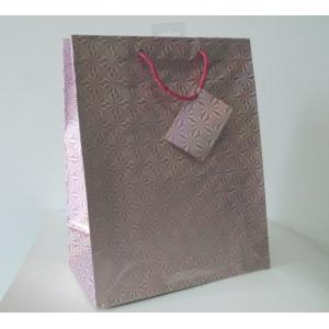 fashion xmas paper paper gift bag with customised size nice design and mini tag