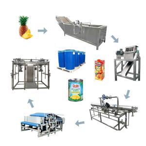 Cheap UHT Sterilizing Juice Pineapple Processing Line 1500T/Day for sale