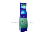 Fast Food Ordering Dual Screen Kiosk With Pos Machine And Receipt Printer