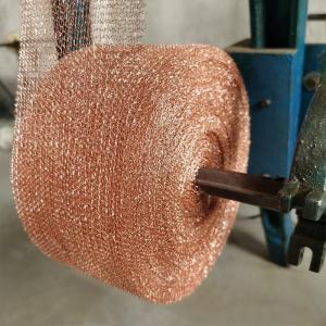 Rust Resistant Copper Knitted Wire Mesh 3.2m 6m 10m 15.2m 30.5m 61m Strong