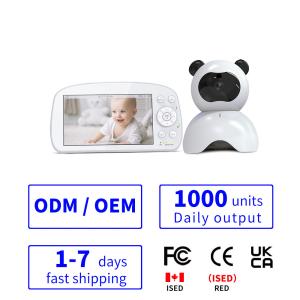 5.5 Inch 2 Way Full HD Video Babyphone Camera Up To 35 Hours Battery Life and Functions of Pan Tilt Digital Zoom