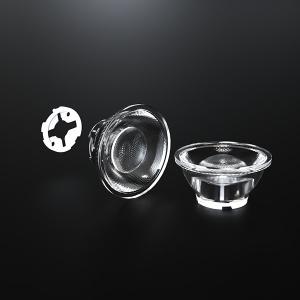 High Efficiency PMMA LED Lens 24 Degree For Hotel Recessed Light