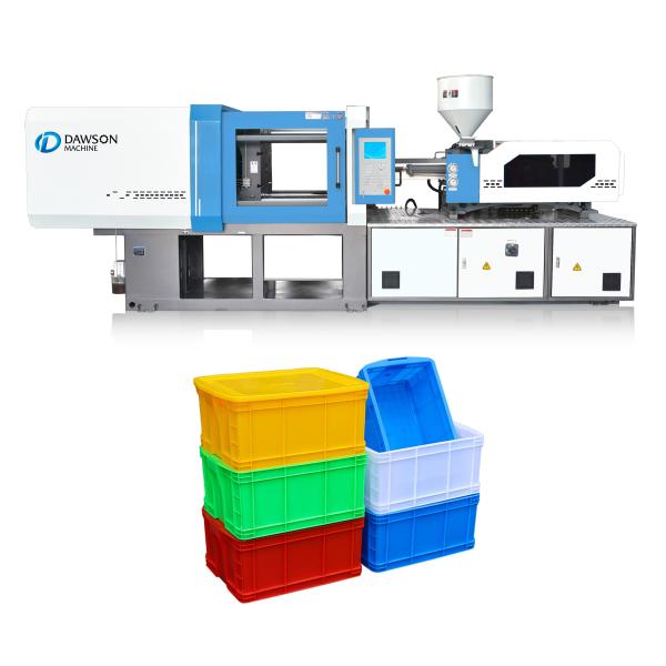 Quality Storage Box Plastic Injection Molding Machine 76mm Screw Crate Making wholesale