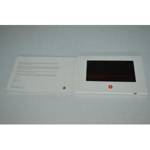 Custom Lcd Video Brochure Greeting Card Promotional lcd screen video brochure