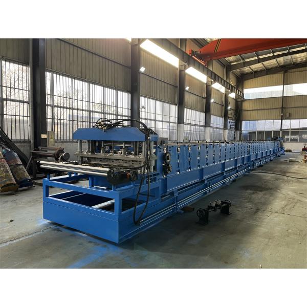 Customized Design Floor Deck Roll Forming Machine With Chain Drive System And 30kw X2 Motors