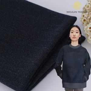 China Soft Cotton French Terry Fabric Woven 330gsm Pure Color Combed Texture on sale