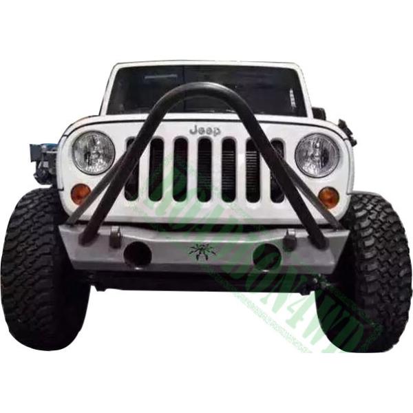 Steel Front Bumper 4x4 Winch Bumper for Wrangler jk 4x4 auto front bumper Poison spider front bumper for Wrangler jk