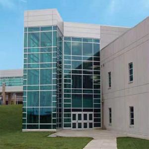 Apartment UPVC Frame Unitized Aluminum Curtain Wall Horizontal Skylight