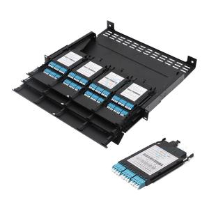 LGX Module MPO to LC Cassette 12 Fiber MPO Cassette For MPO Patch Panel