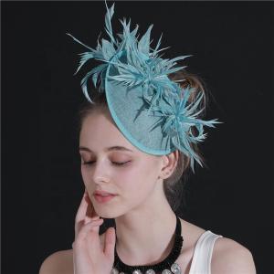 Cheap Shipping DHL UPS FEDEX EMS TNT Sinamay and Feather Fascinator for Event Party Supplies for sale